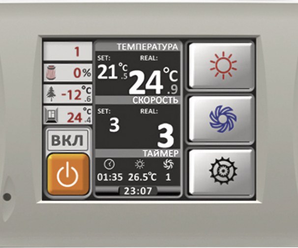 Покраска установки Komfovent по каталогу RAL