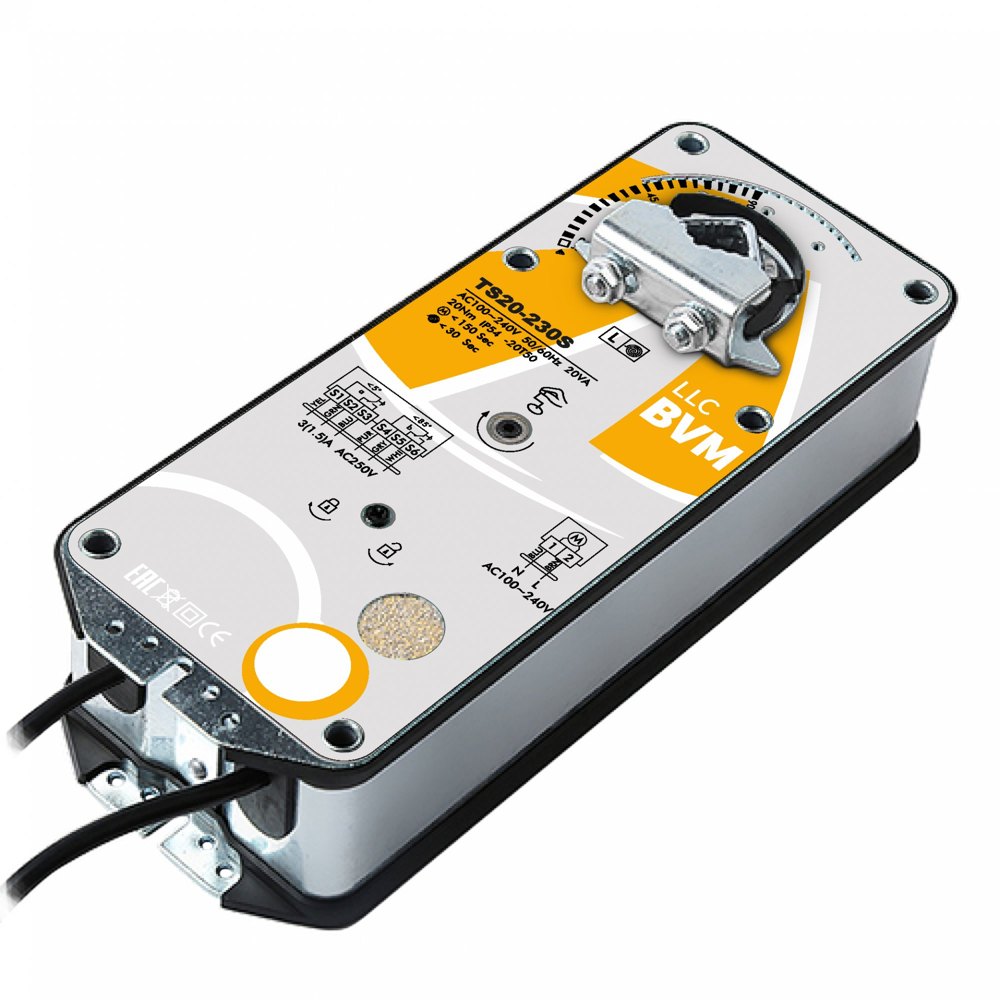 Электропривод BVM TS20-230S для воздушных клапанов