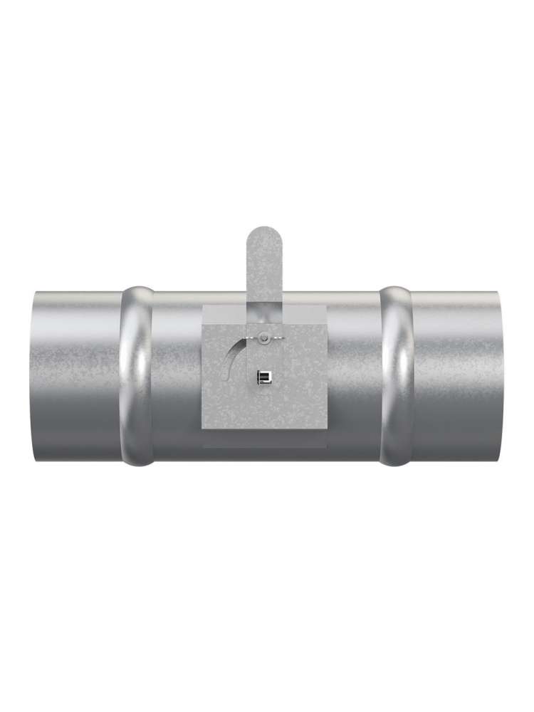 Дроссель-клапан TTV D100 оцинкованная сталь ERA PRO