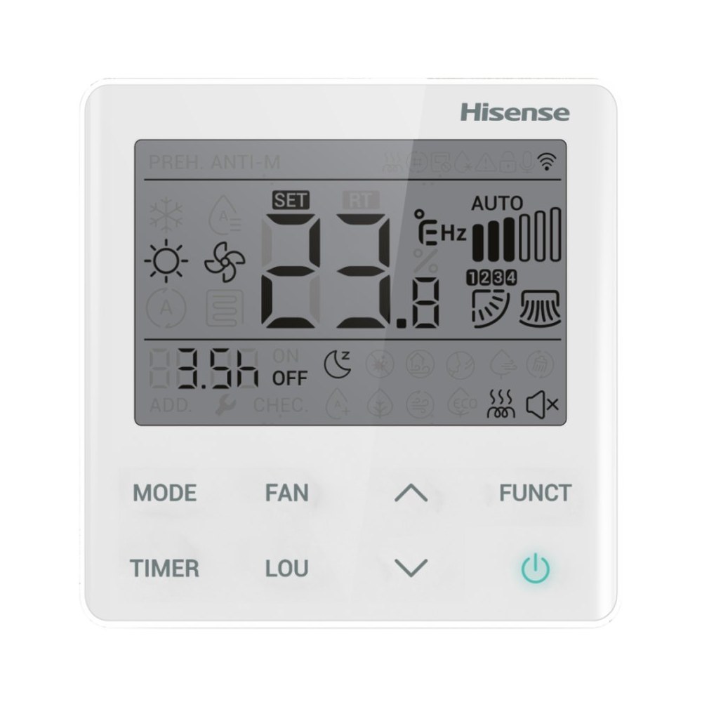 Инверторная сплит-система канального типа Hisense HEAVY EU DC Inverter AUD-36UX4REH8/AUW-36U4RK7 WI-FI
